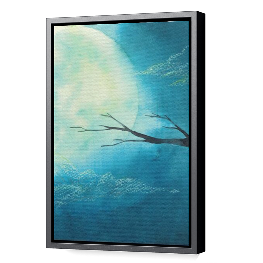 Thumbnail for Canvas - Black Floating Frame