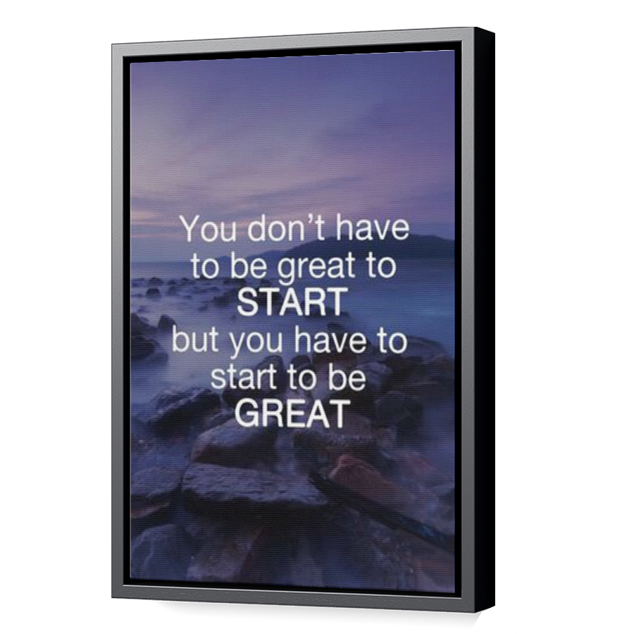Thumbnail for Canvas - Black Floating Frame