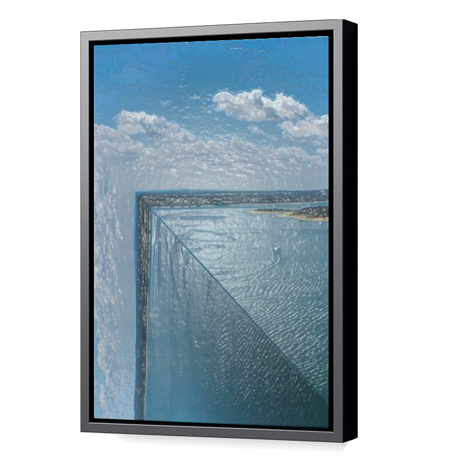 Thumbnail for Canvas - Black Floating Frame