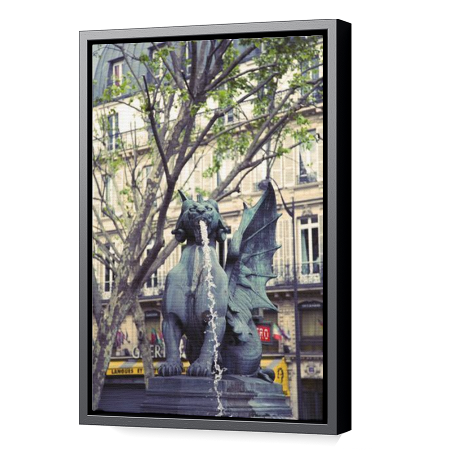 Thumbnail for Canvas - Black Floating Frame