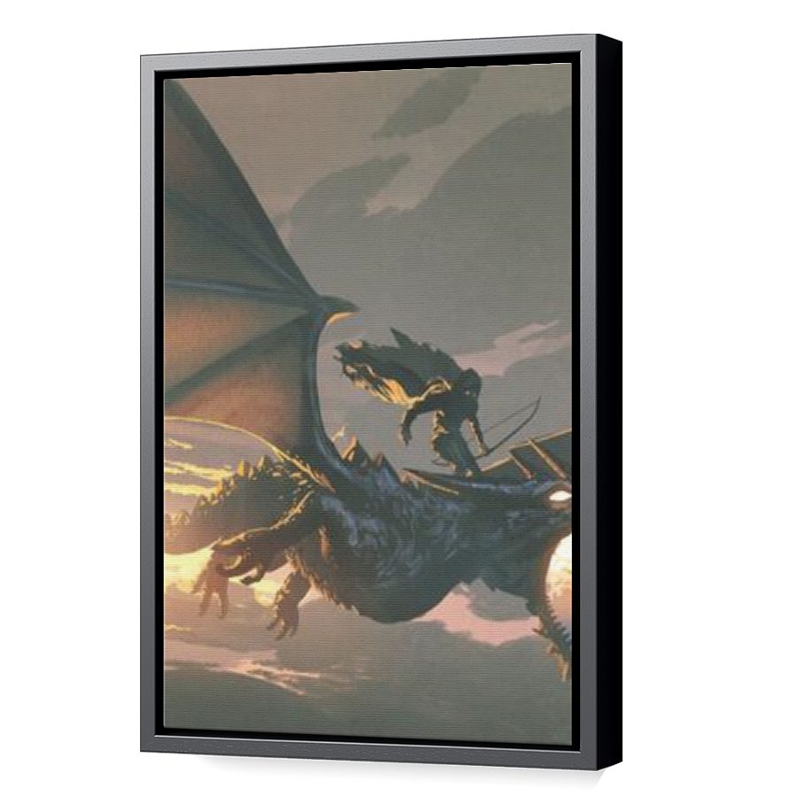 Thumbnail for Canvas - Black Floating Frame