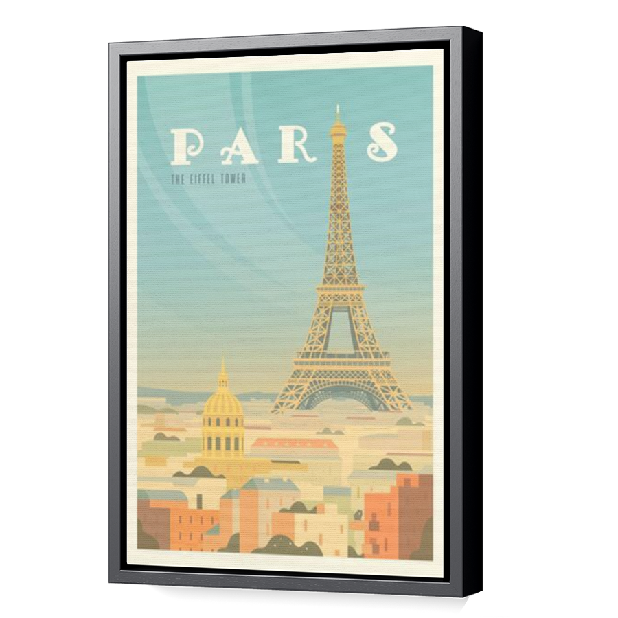 Thumbnail for Canvas - Black Floating Frame