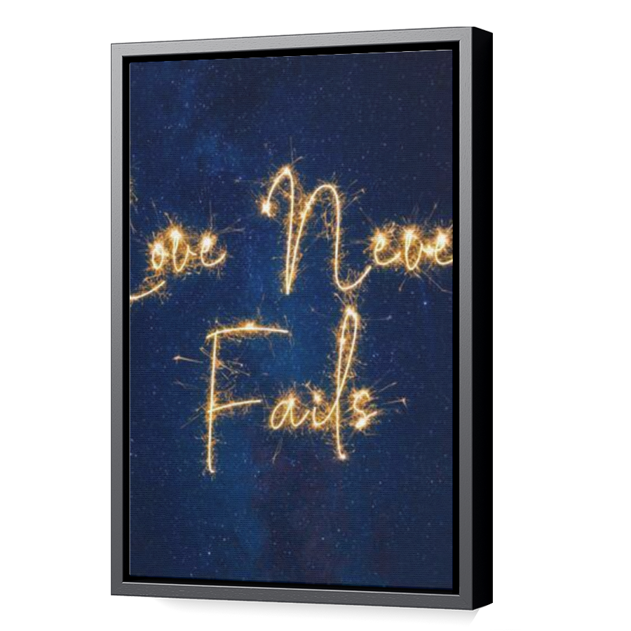 Thumbnail for Canvas - Black Floating Frame