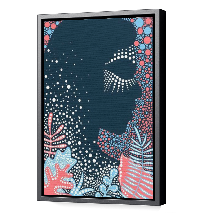Thumbnail for Canvas - Black Floating Frame