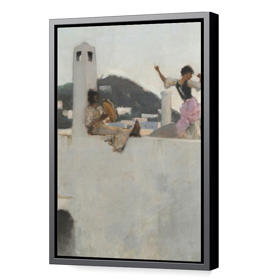 Thumbnail for Canvas - Black Floating Frame