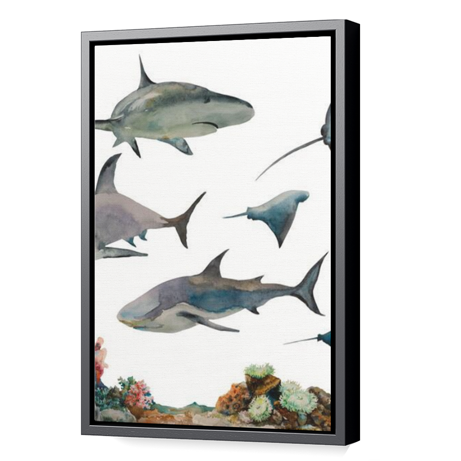 Thumbnail for Canvas - Black Floating Frame