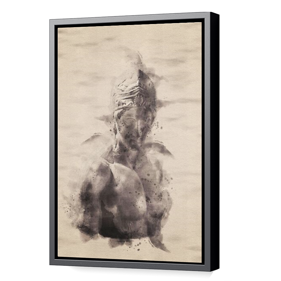 Thumbnail for Canvas - Black Floating Frame