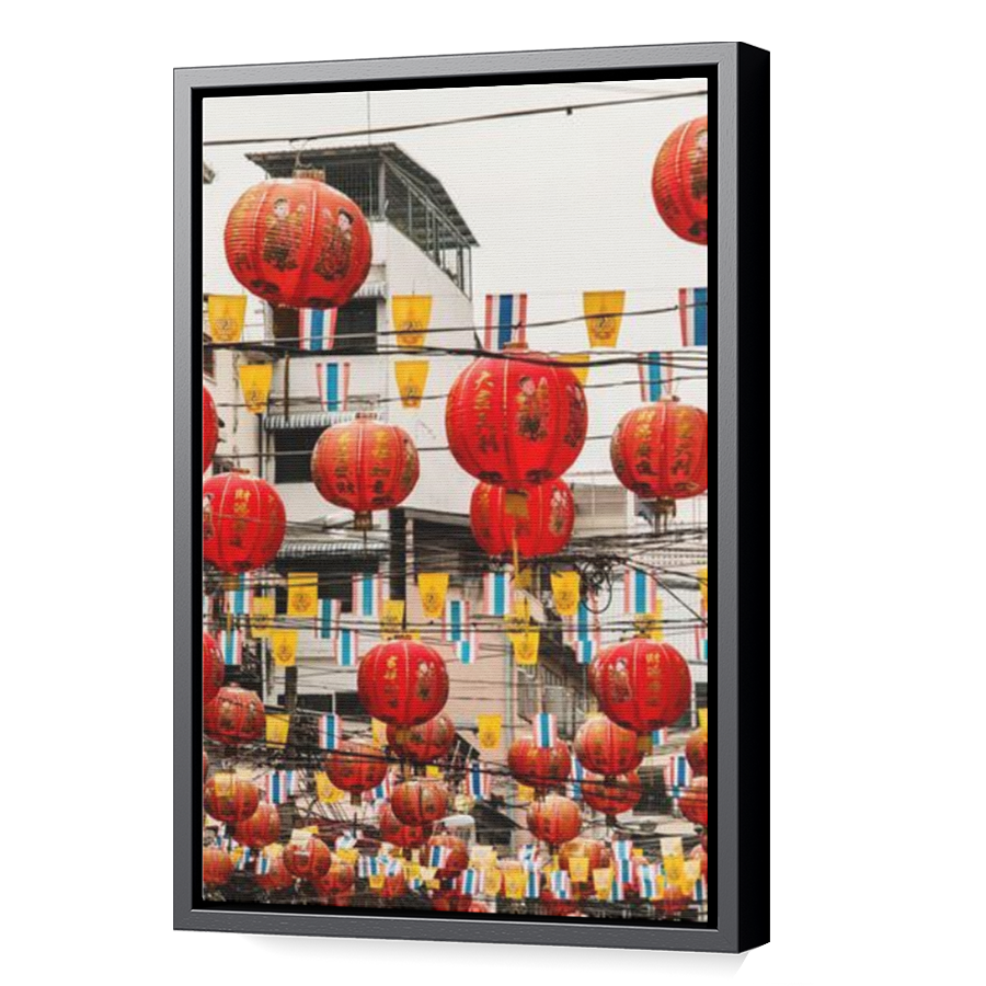 Thumbnail for Canvas - Black Floating Frame