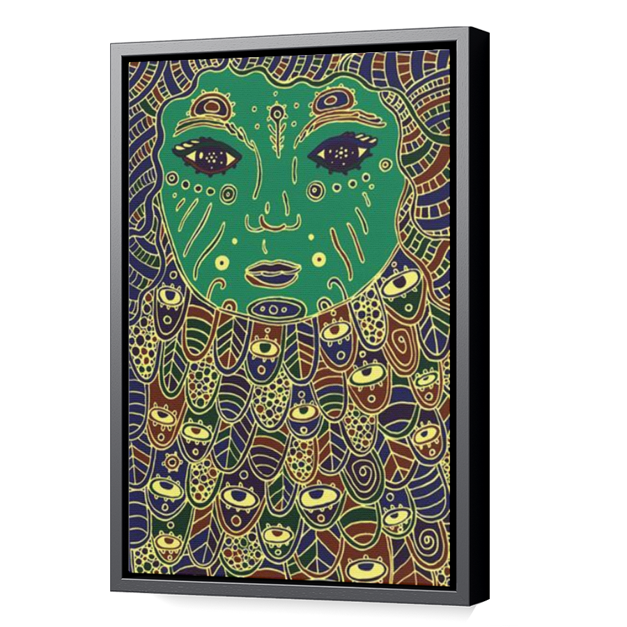Thumbnail for Canvas - Black Floating Frame