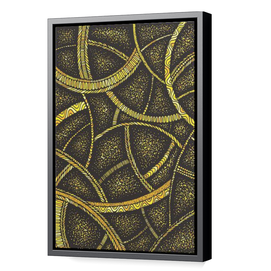 Thumbnail for Canvas - Black Floating Frame
