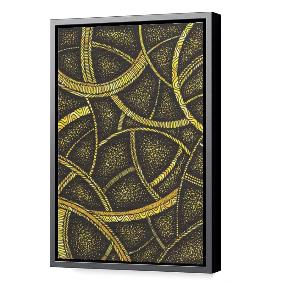 Thumbnail for Canvas - Black Floating Frame