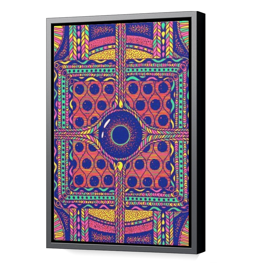 Thumbnail for Canvas - Black Floating Frame