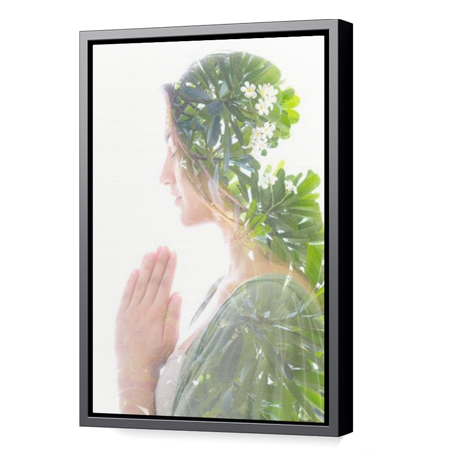 Thumbnail for Canvas - Black Floating Frame