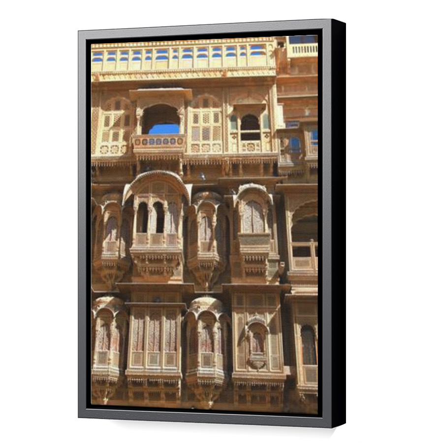 Thumbnail for Canvas - Black Floating Frame