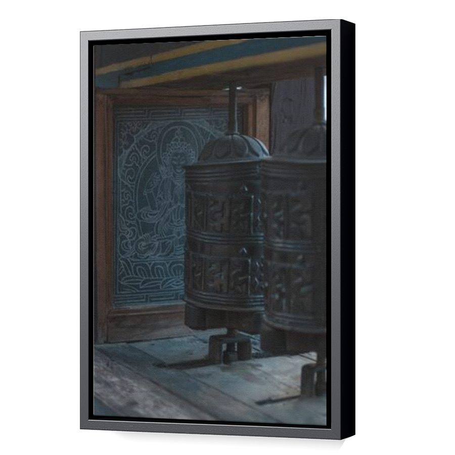 Thumbnail for Canvas - Black Floating Frame