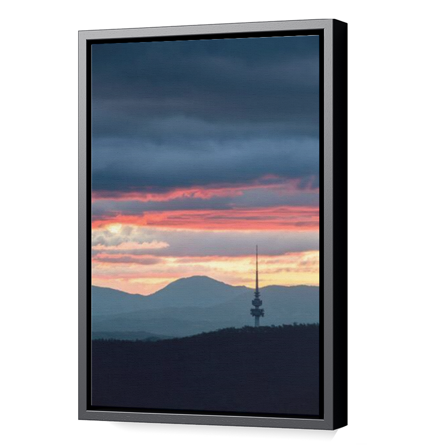 Thumbnail for Canvas - Black Floating Frame