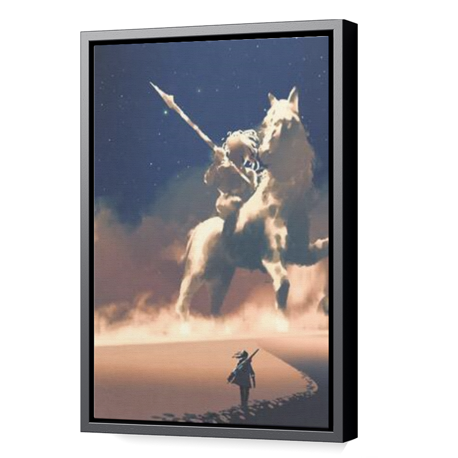 Thumbnail for Canvas - Black Floating Frame