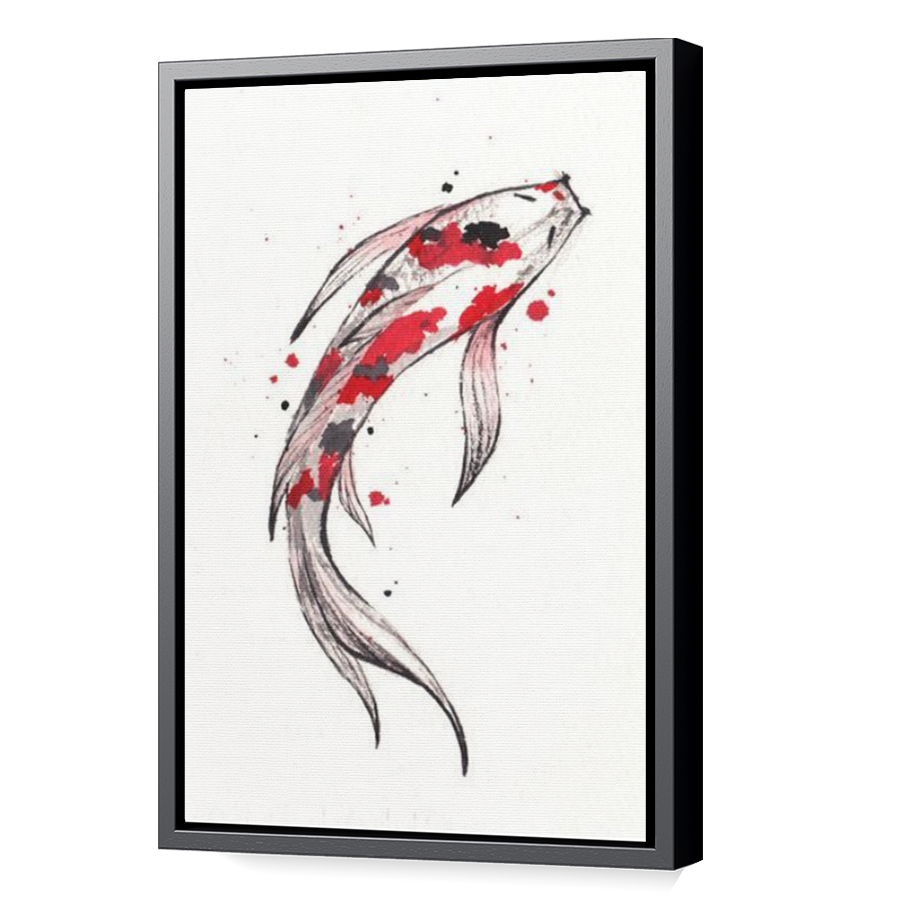 Thumbnail for Canvas - Black Floating Frame