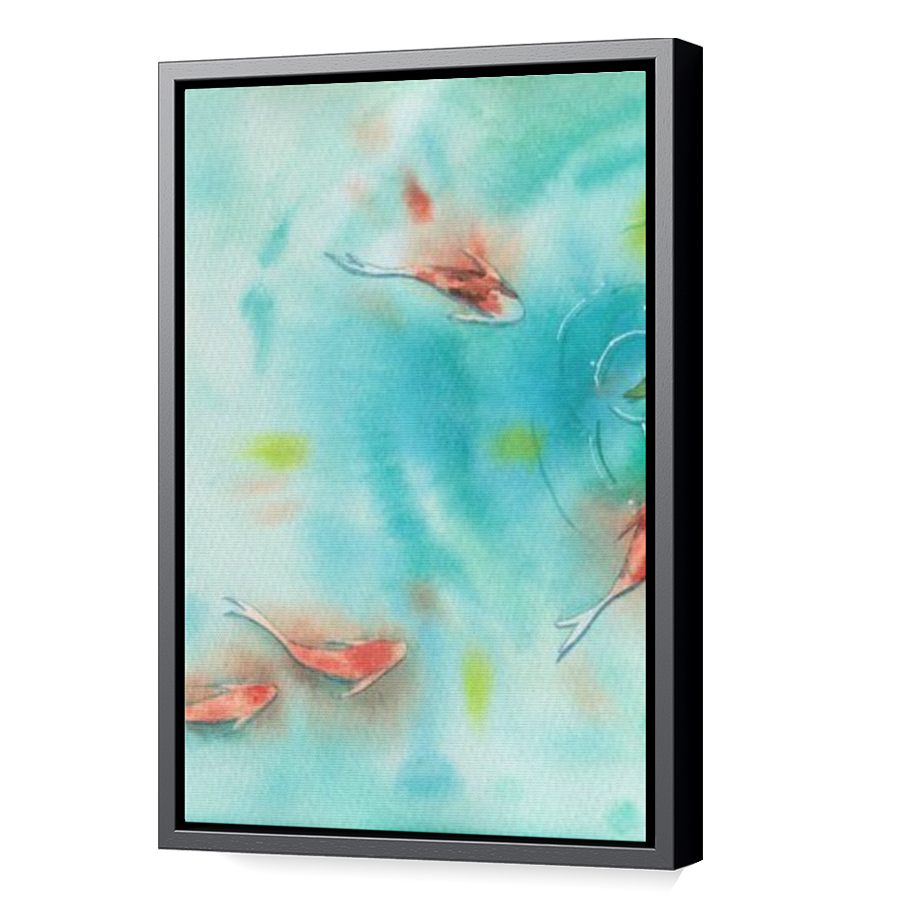 Thumbnail for Canvas - Black Floating Frame