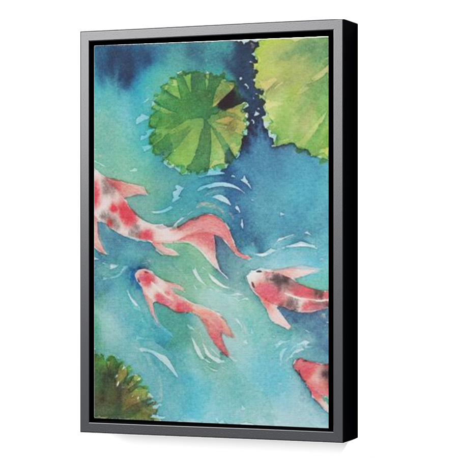 Thumbnail for Canvas - Black Floating Frame