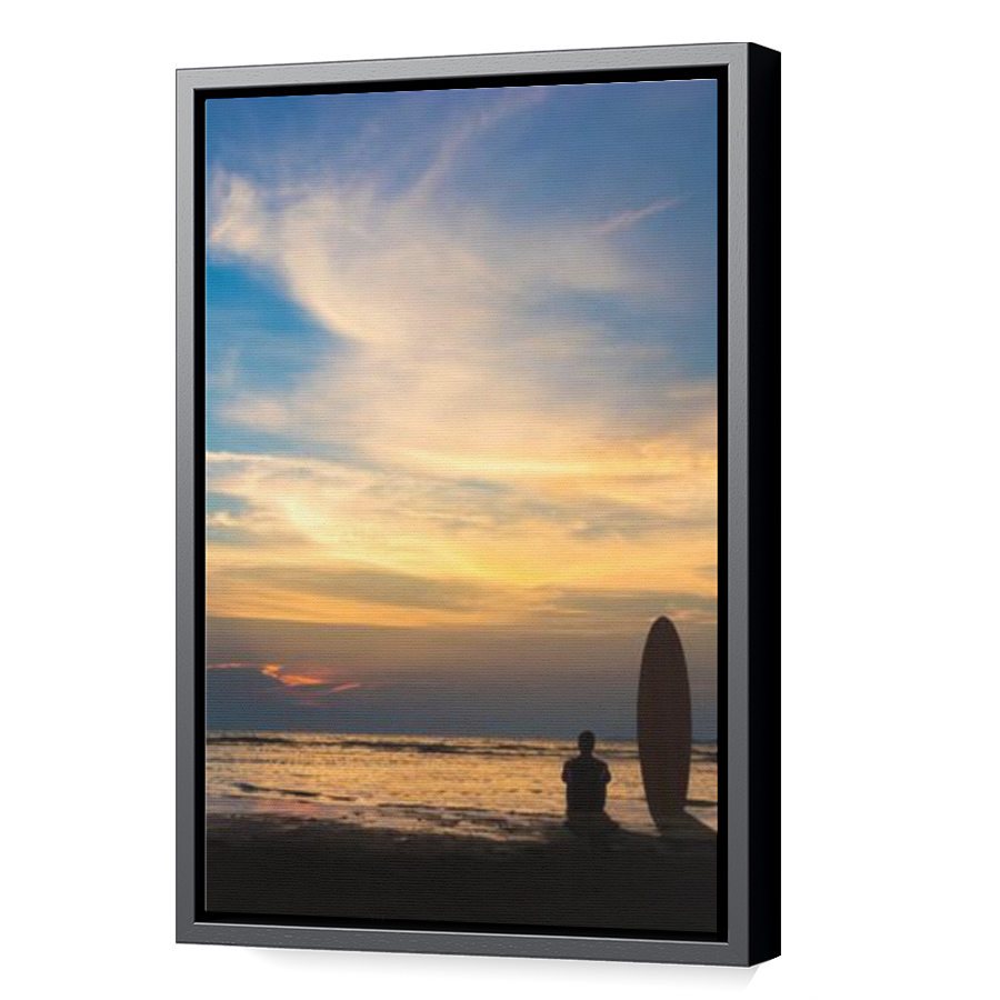 Thumbnail for Canvas - Black Floating Frame
