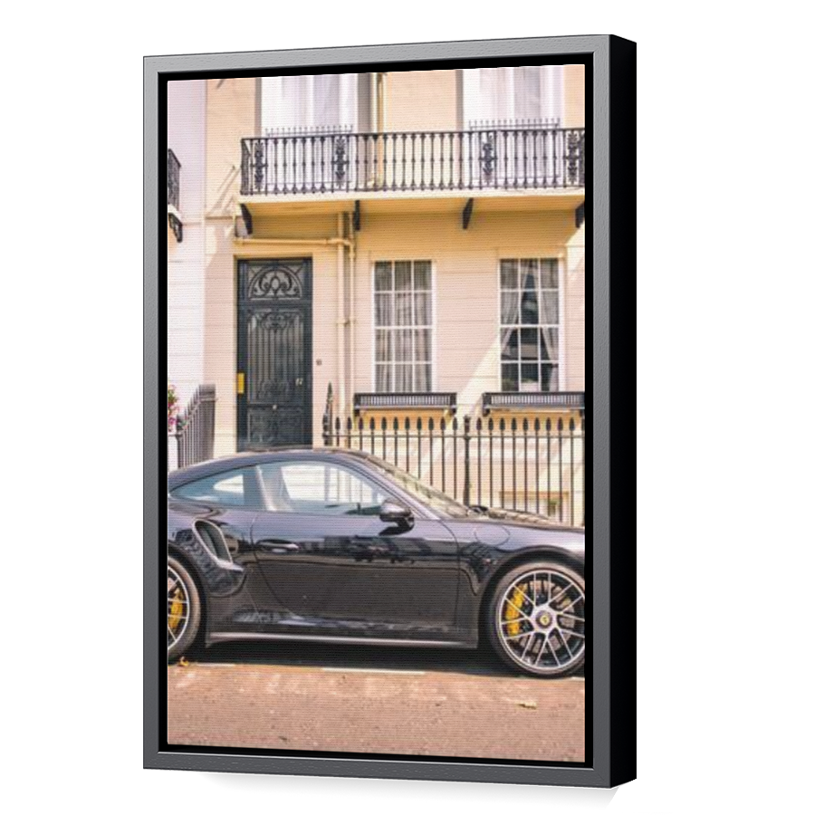 Thumbnail for Canvas - Black Floating Frame