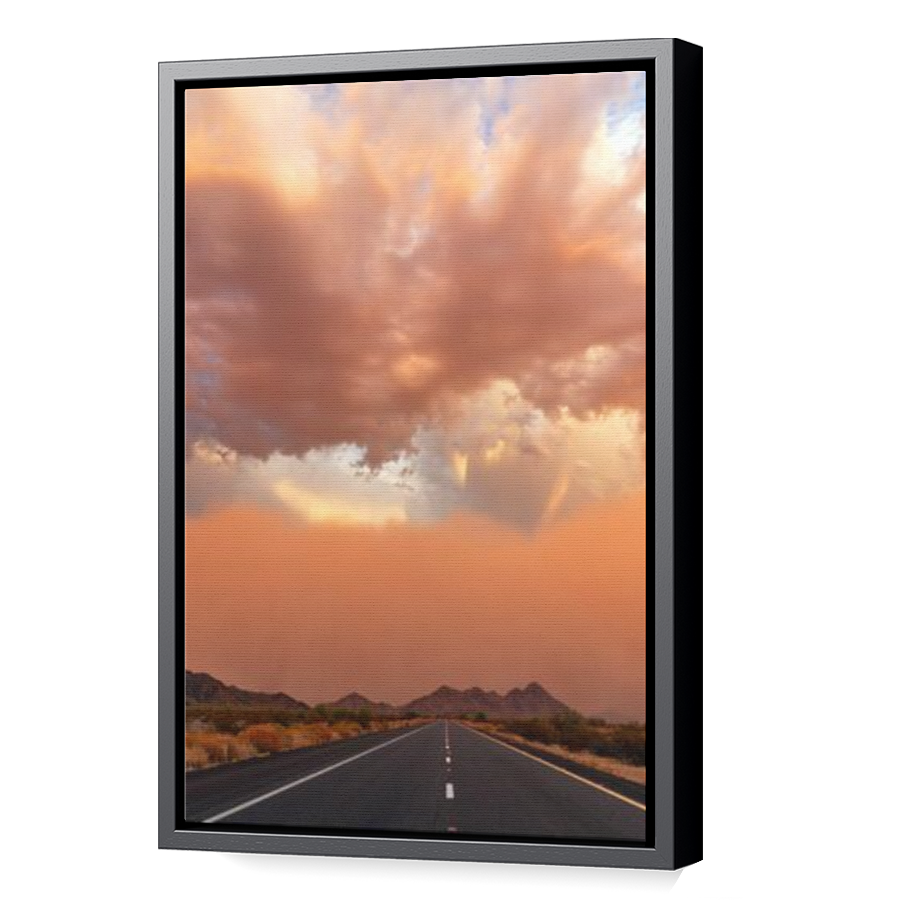 Thumbnail for Canvas - Black Floating Frame