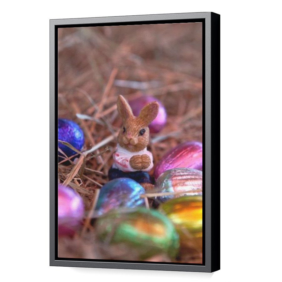 Thumbnail for Canvas - Black Floating Frame