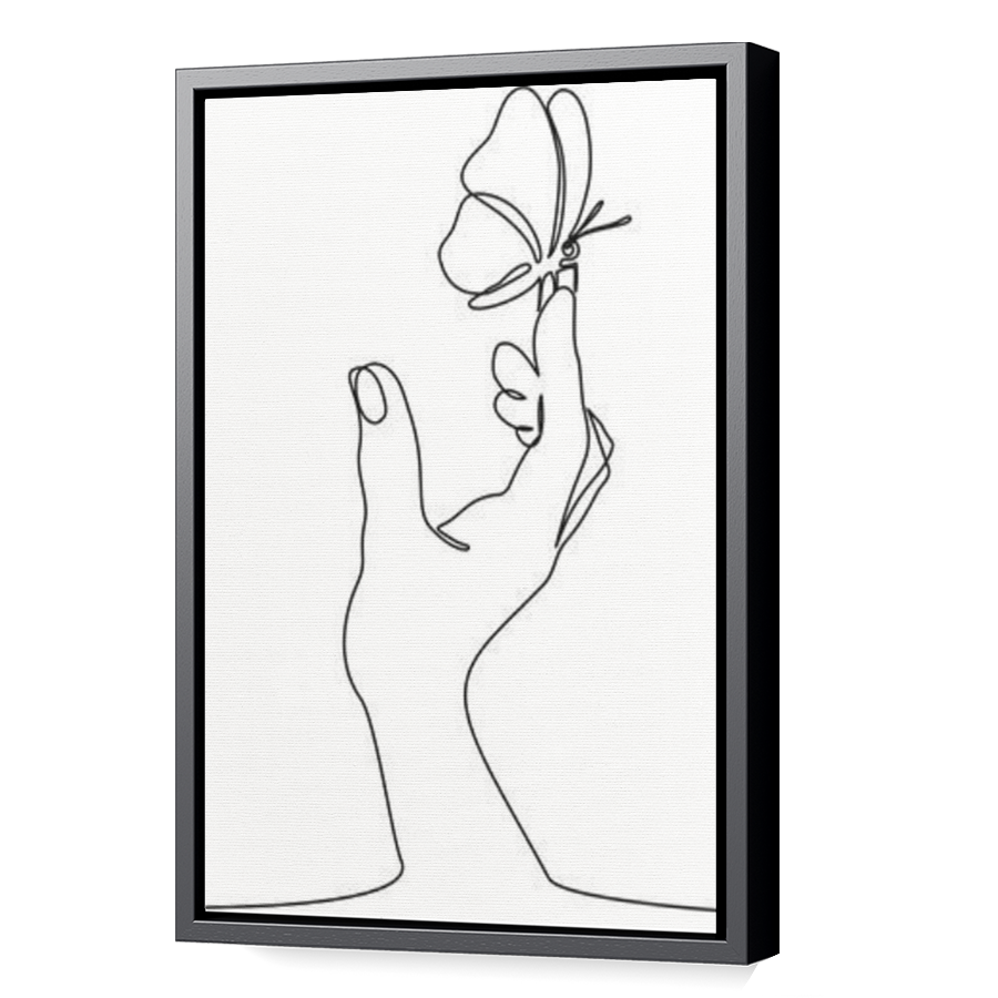 Thumbnail for Canvas - Black Floating Frame