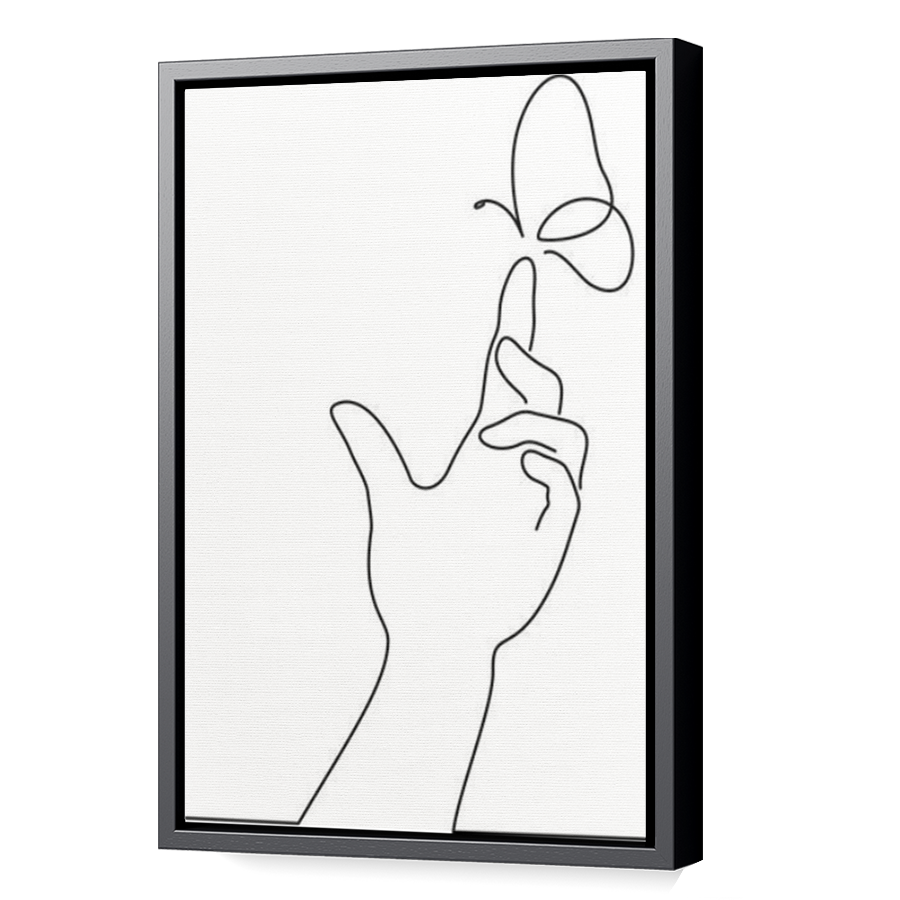 Thumbnail for Canvas - Black Floating Frame
