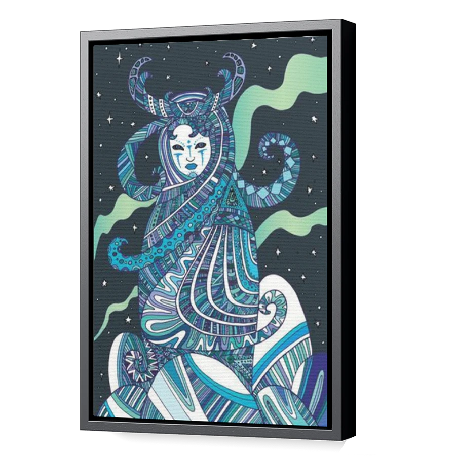 Thumbnail for Canvas - Black Floating Frame