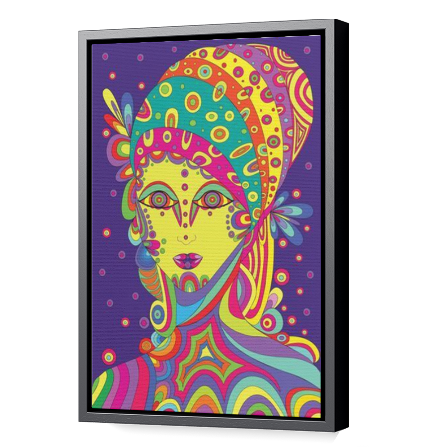 Thumbnail for Canvas - Black Floating Frame