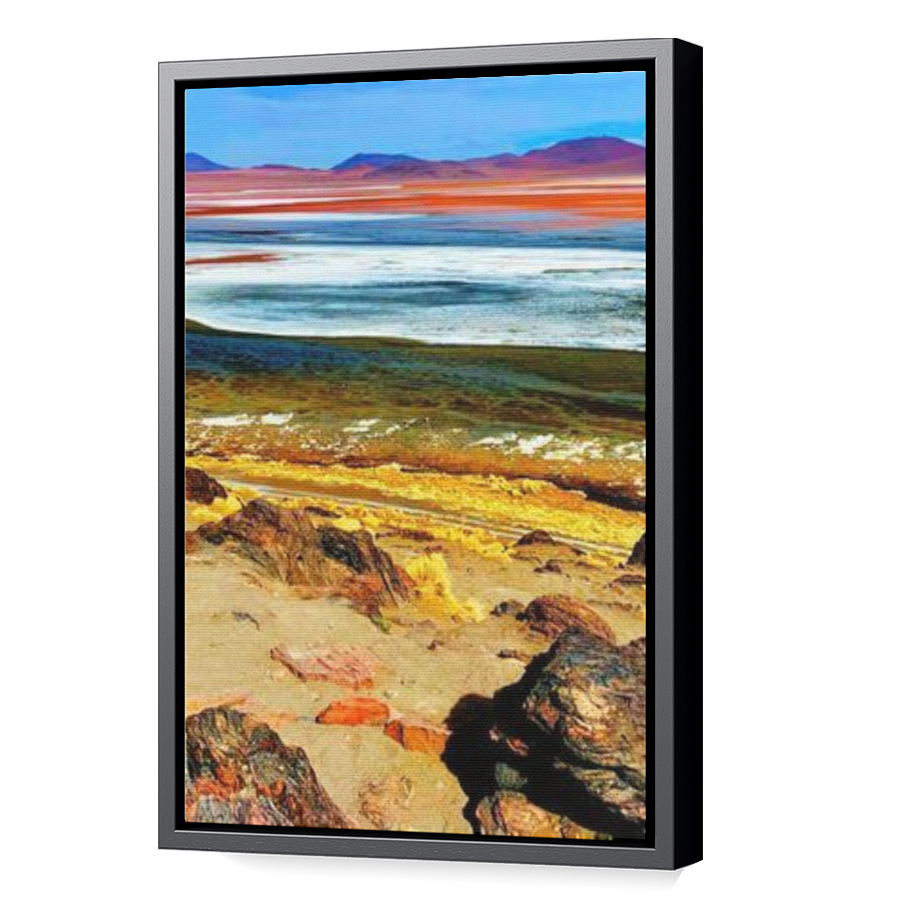 Thumbnail for Canvas - Black Floating Frame