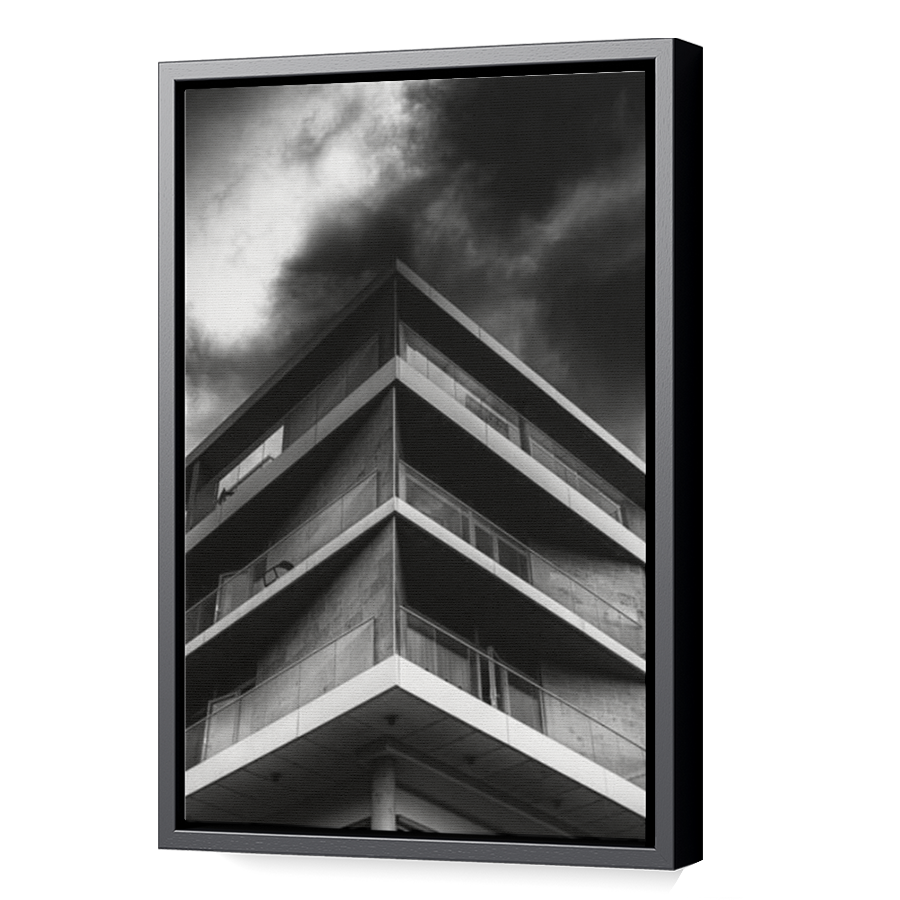 Thumbnail for Canvas - Black Floating Frame