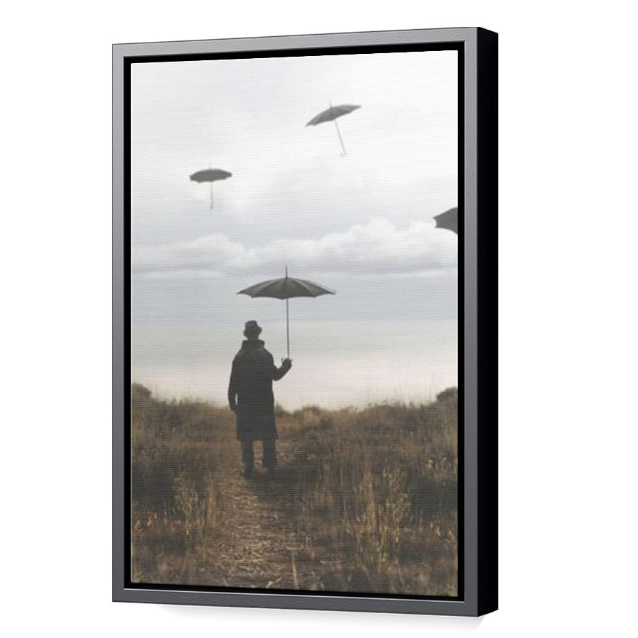 Thumbnail for Canvas - Black Floating Frame