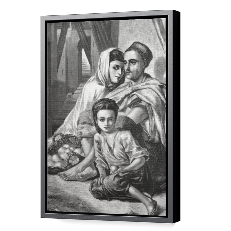 Thumbnail for Canvas - Black Floating Frame