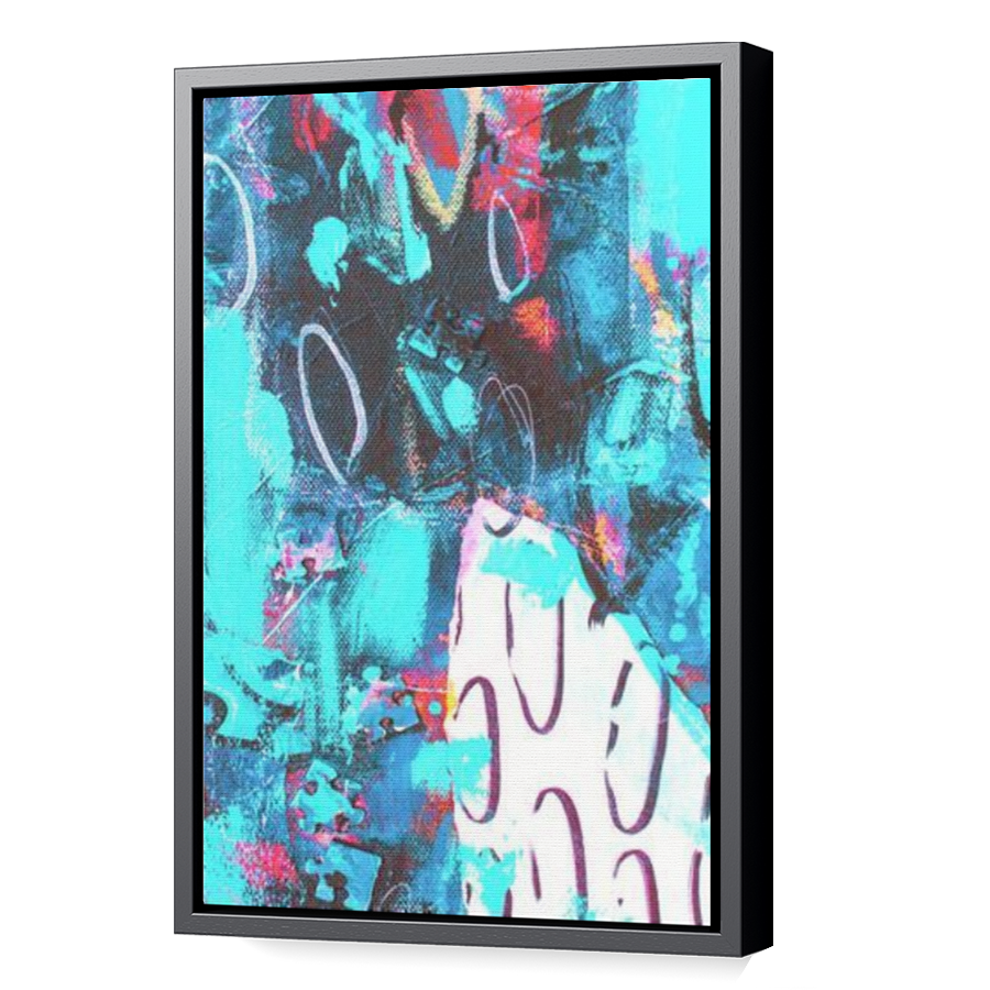 Thumbnail for Canvas - Black Floating Frame