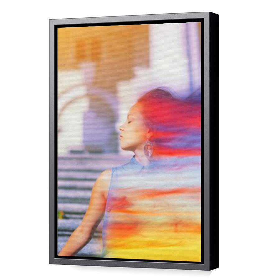 Thumbnail for Canvas - Black Floating Frame