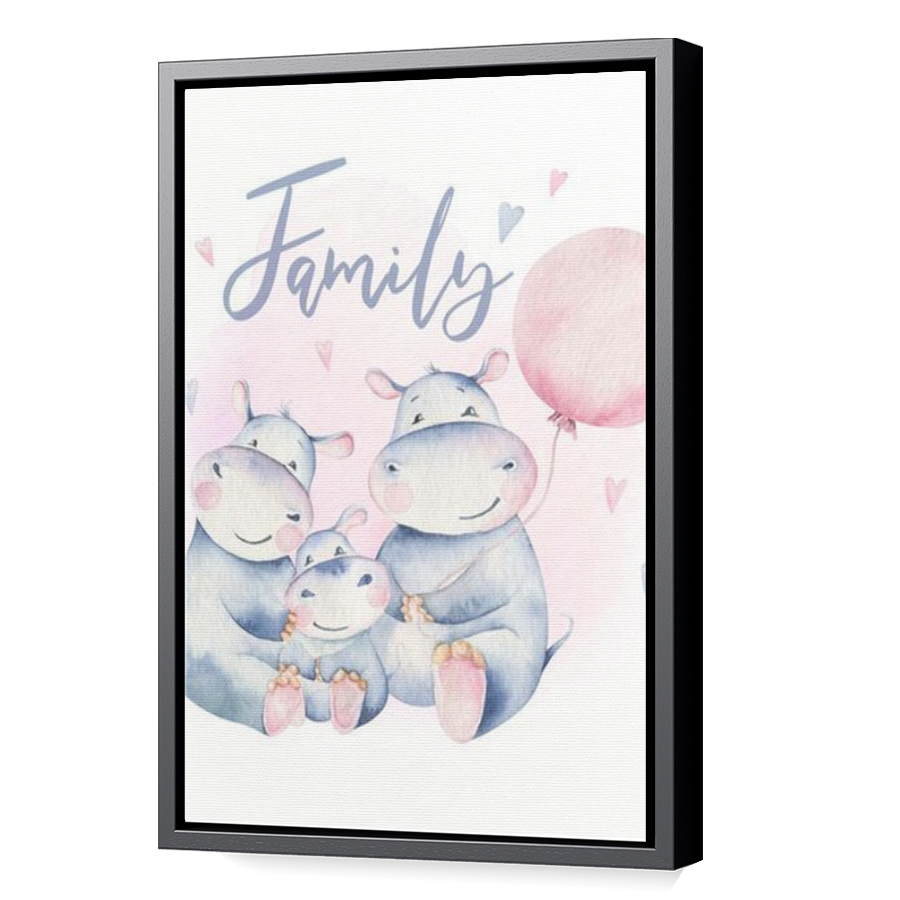Thumbnail for Canvas - Black Floating Frame