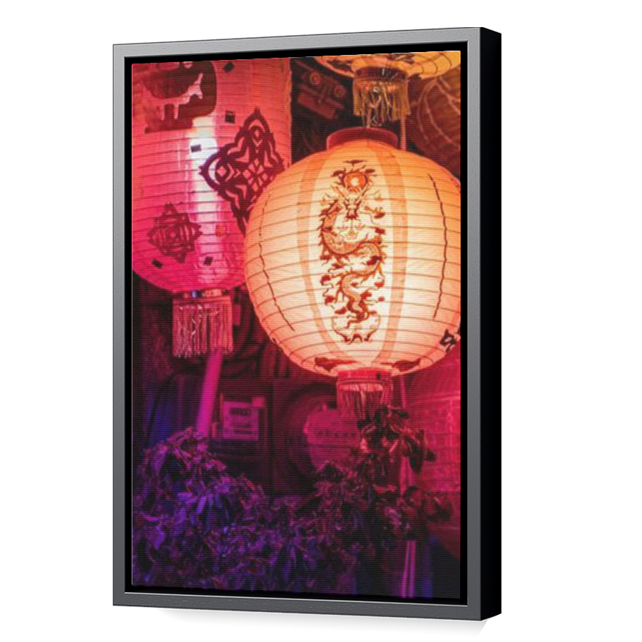 Thumbnail for Canvas - Black Floating Frame