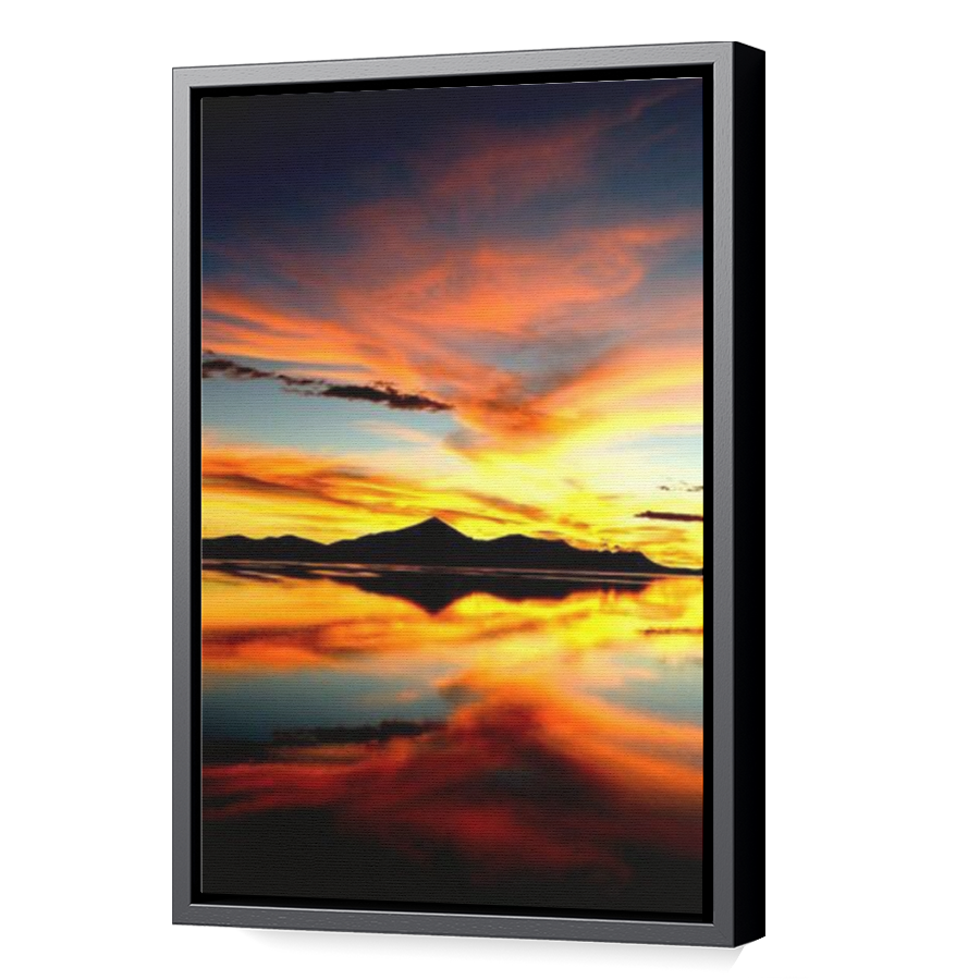 Thumbnail for Canvas - Black Floating Frame