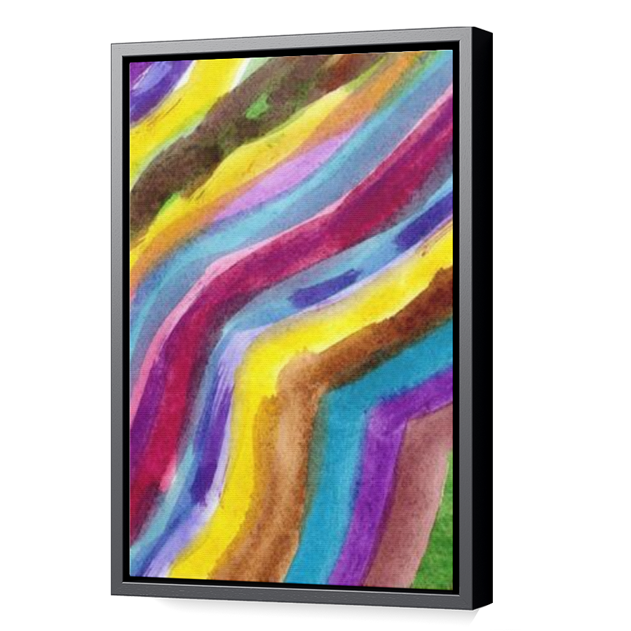 Thumbnail for Canvas - Black Floating Frame