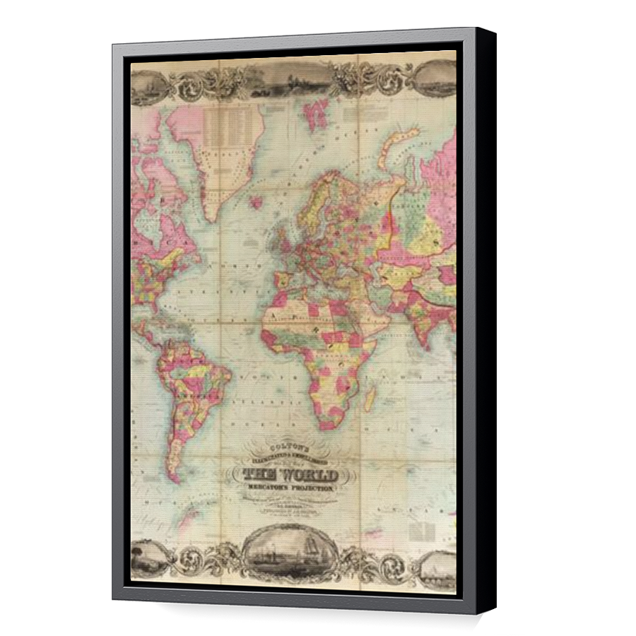 Thumbnail for Canvas - Black Floating Frame