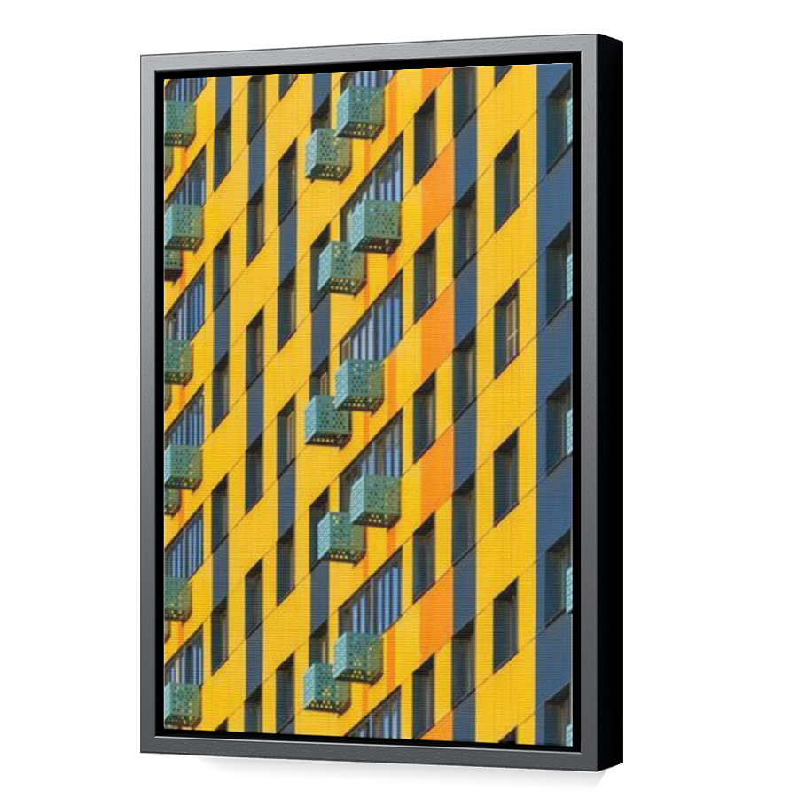 Thumbnail for Canvas - Black Floating Frame