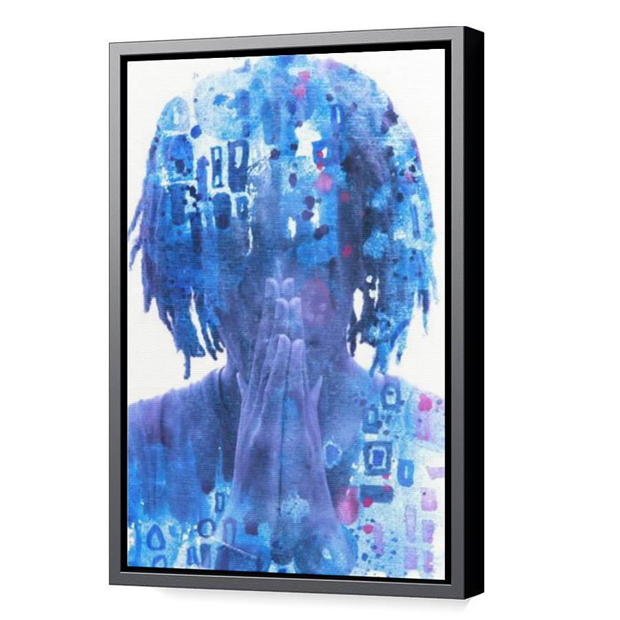 Thumbnail for Canvas - Black Floating Frame