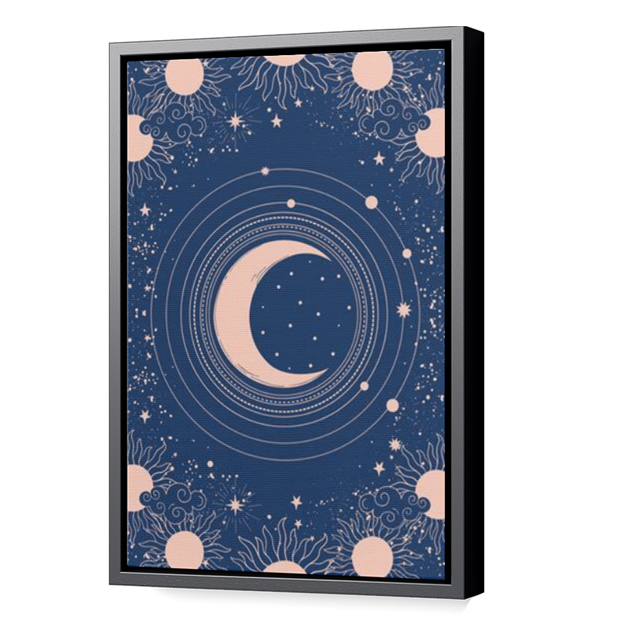 Thumbnail for Canvas - Black Floating Frame