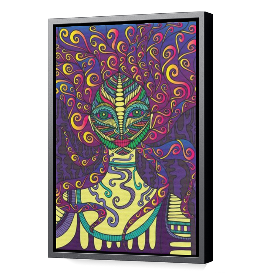 Thumbnail for Canvas - Black Floating Frame