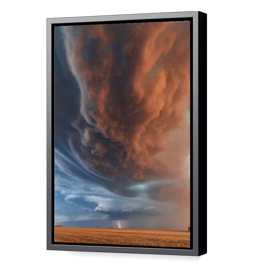 Thumbnail for Canvas - Black Floating Frame