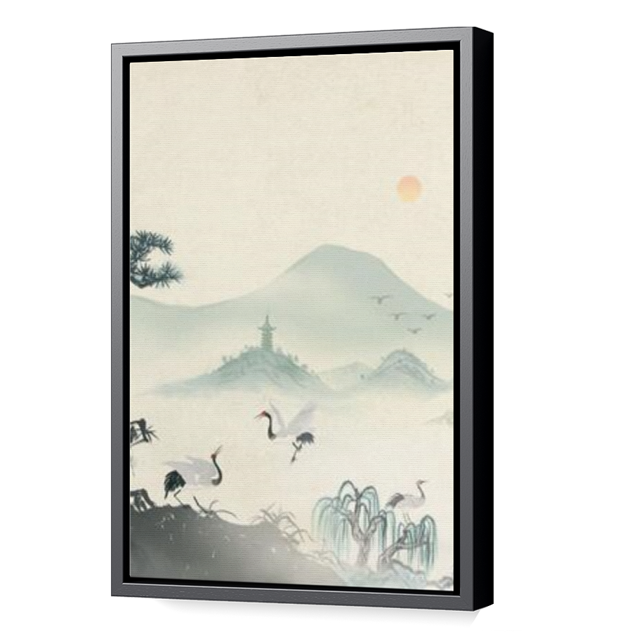 Thumbnail for Canvas - Black Floating Frame