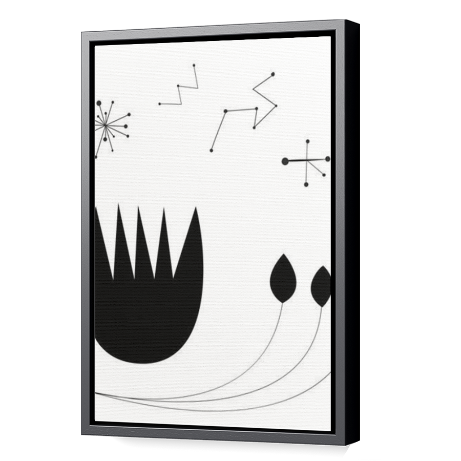 Thumbnail for Canvas - Black Floating Frame